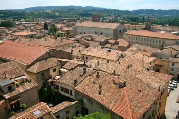 Rooftops in Citta di Castello, Umbria, Italy