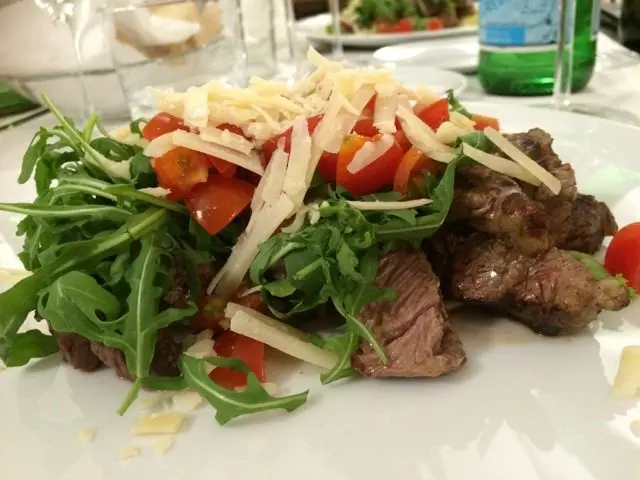 Tagliata at La Logge Restaurant in Citta di Castello