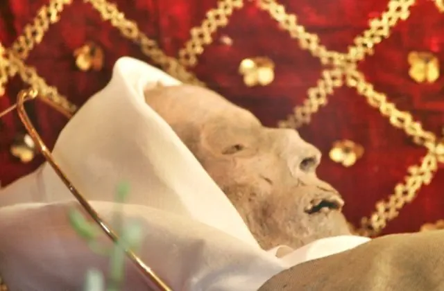 The body of Santa Margherita, Cortona