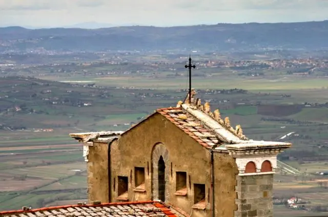 The view from above Santa Margherita, Cortona