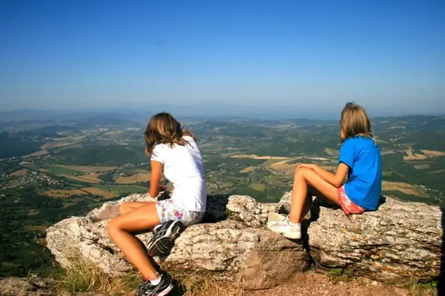 A view from Monte Tezio