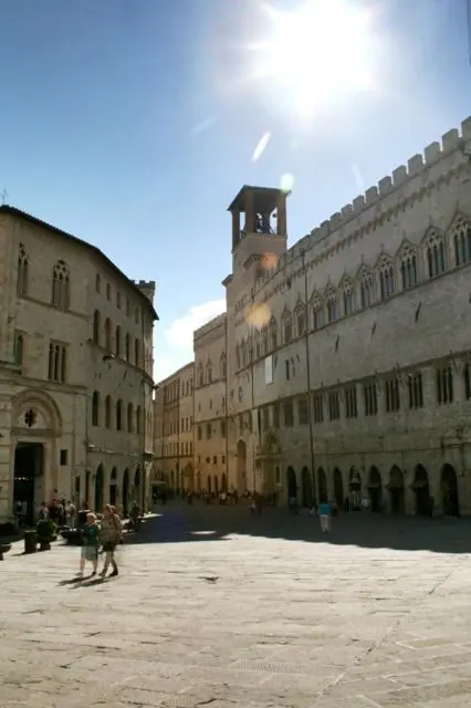 The Palazzo deo Priori seen from Piazza IV novembre, Perugia