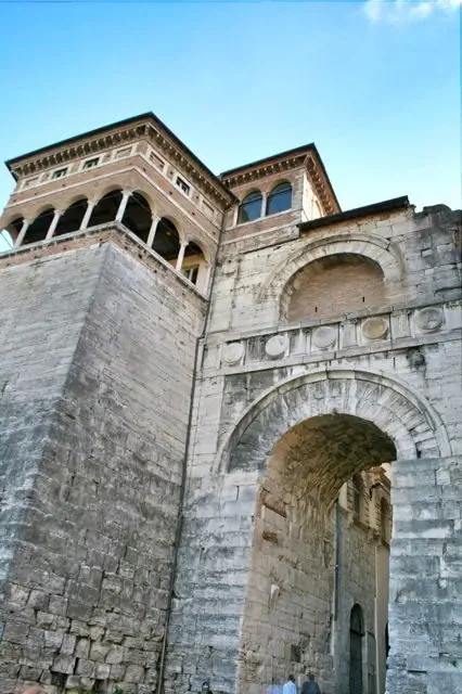 Etruscan Gate in Perugia, Umbria, italy