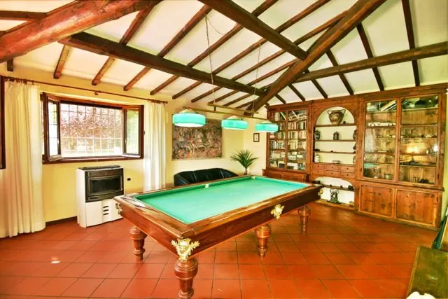 Pool Table / Games Room, Casa Riozzo, Holiday Villa On The Tuscany Umbria Border, Italy.