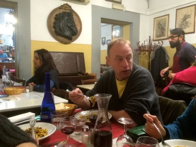 Dining at Trattoria Gozzi, San Lorenzo, Florence