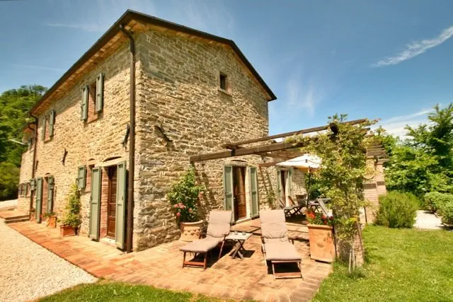 La Rondinaia, Outside Terrace, Villa In Northern Umbria