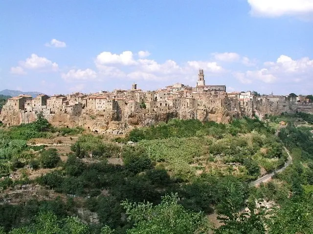 Pitigliano, a small town in southern Tuscany