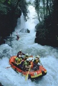 Rafting near the Cascata dei Marmore, Umbria