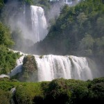 At 165m, the Cascata delle Marmore are the tallest man made waterfalls in the world
