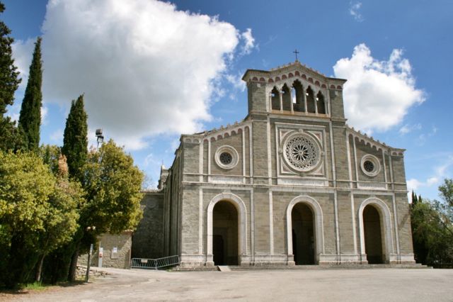The church of Santa Margarita, Cortona