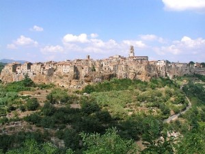 Pitigliano, a small town in southern Tuscany